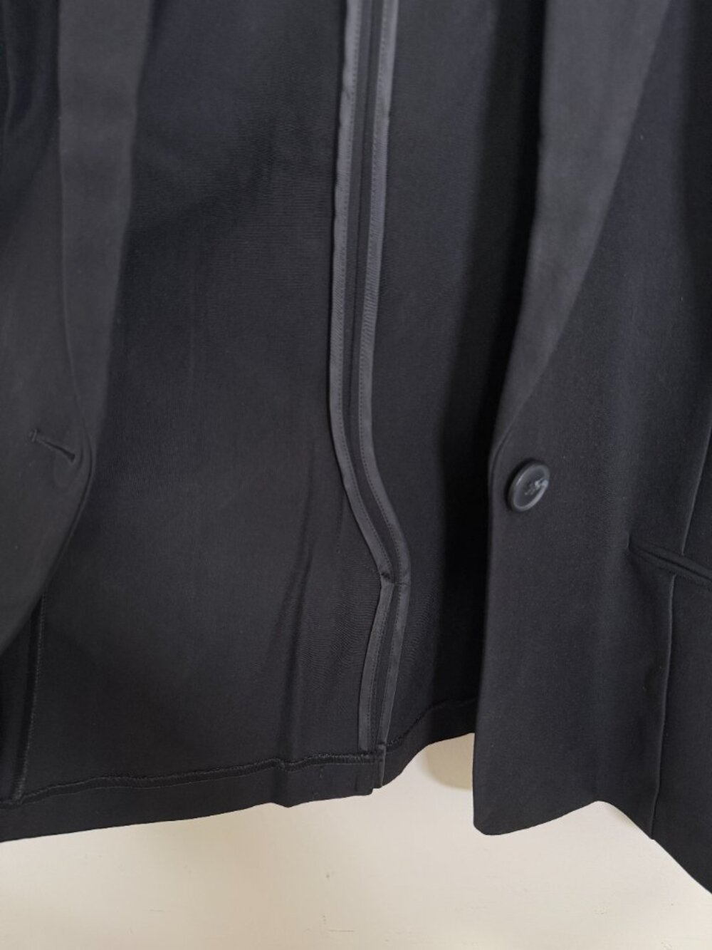 Ricki's Womens Black Blazer Single Button Stretch Rayon Blend NWT - Picture 6 of 8